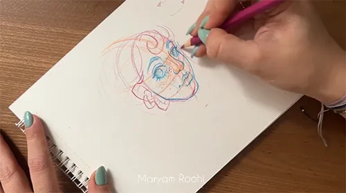 طراحی سه‌رخ در چهره‌های کارتونی